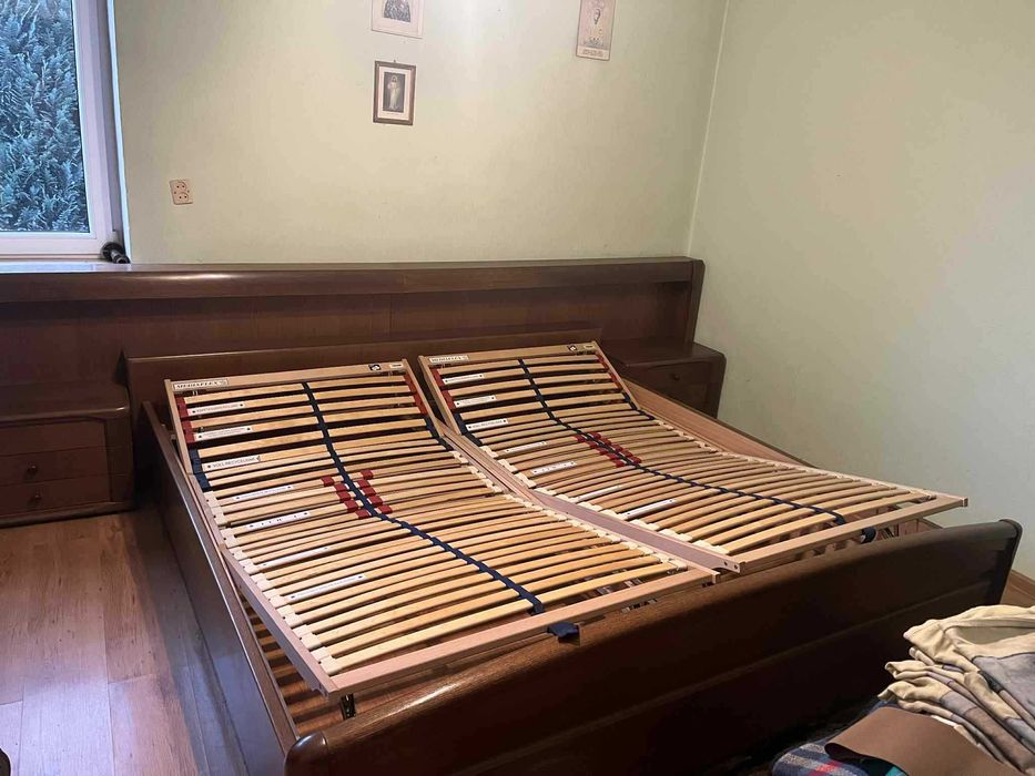 Komplet 2x Stelaż Ortopedyczny 100x200 – Regulowany Zagłówek i Nogi