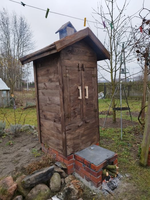 Wędzarnia drewniana duża