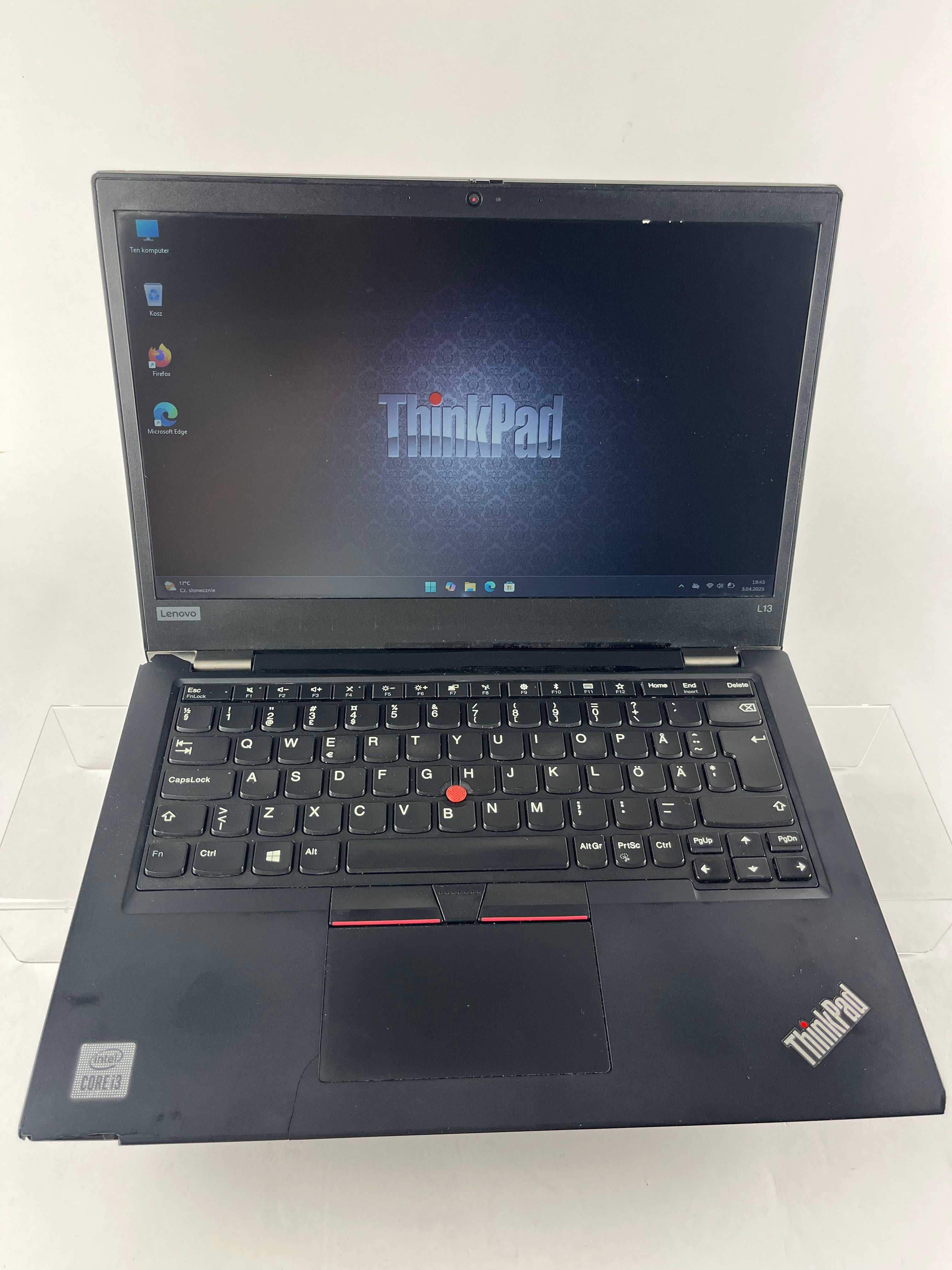 Laptop Lenovo Thinkpad L13 13,3" Intel Core i3 8 GB / 256 GB SSD W11
