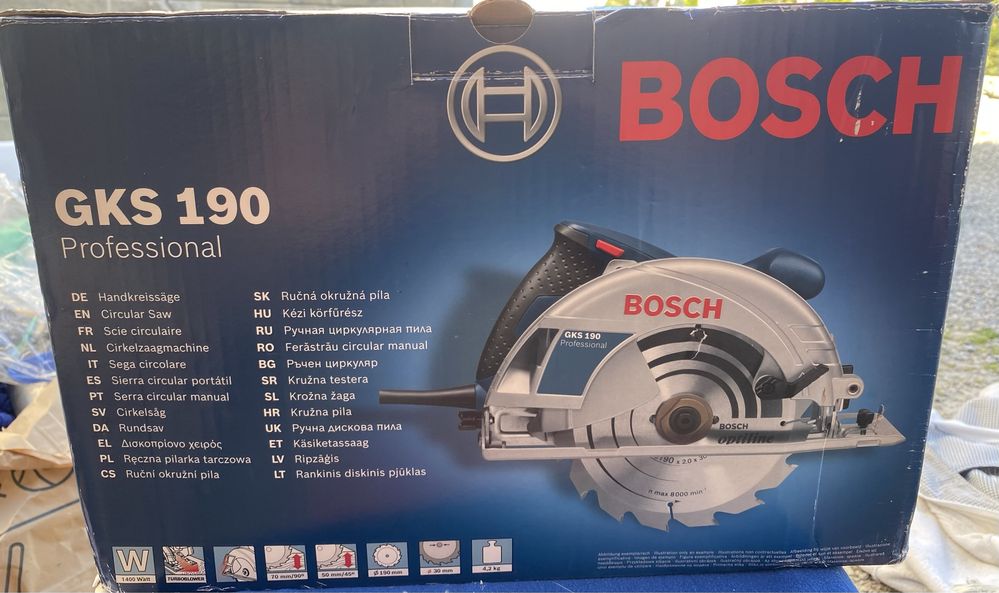 Ручна цикрулярна пила bosch GKS 190