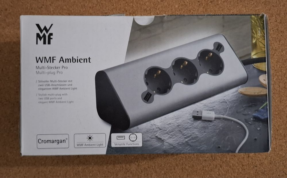 WMF Ambient Multi-Stecker Pro – listwa zasilająca z USB i podświetleni