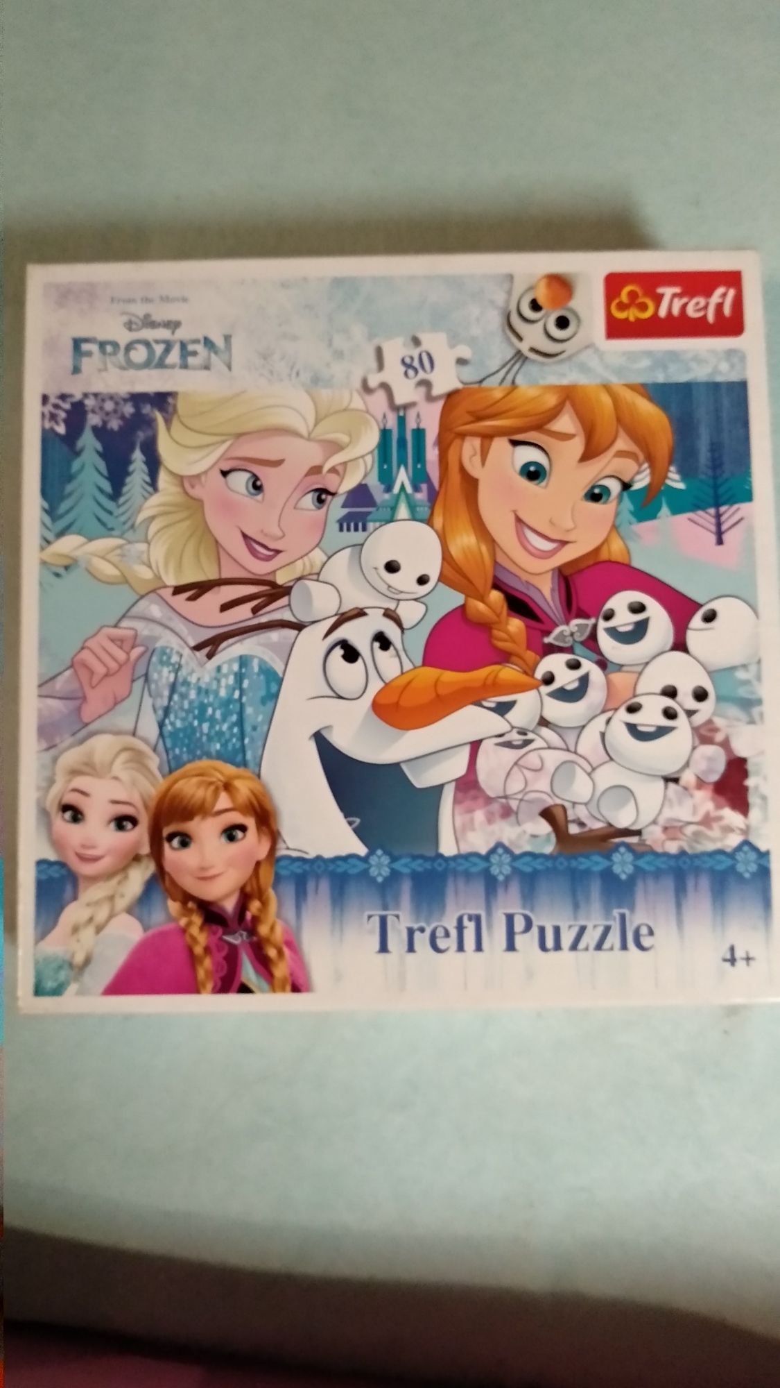 Puzzle i gra memo Kraina lodu i ksieżniczki Disneya