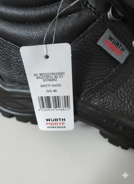 Buty robocze WÜRTH MODYF S3 – rozmiar 43