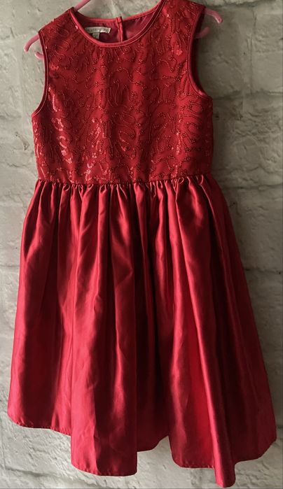 Czerwona świąteczna sukienka RJR JOHN ROCHA 8 lat 134cm