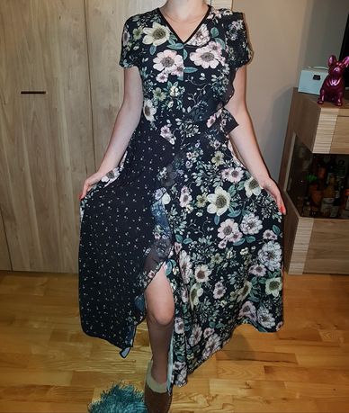Sukienka długa kwiaty