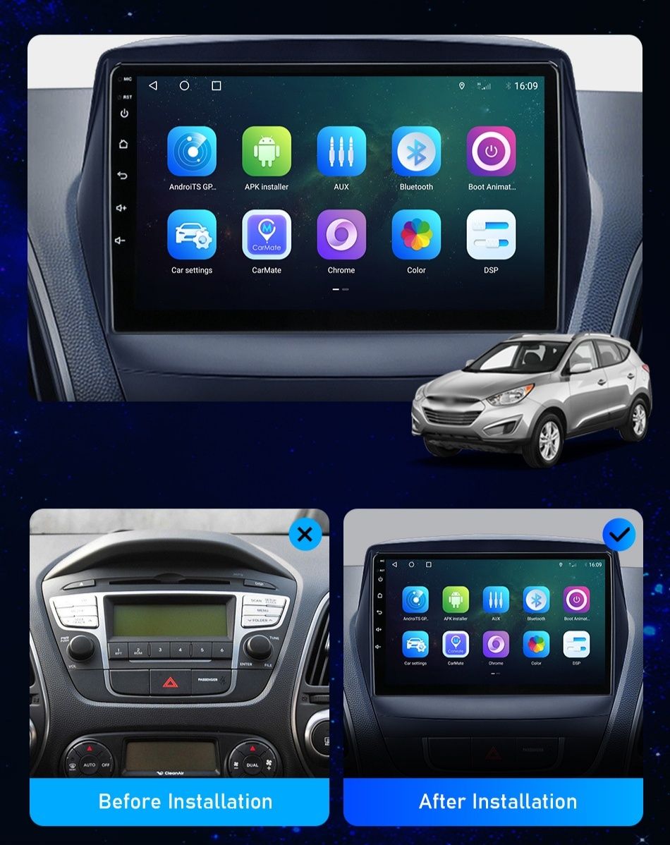 Radio Android Hyundai IX35 Tucson