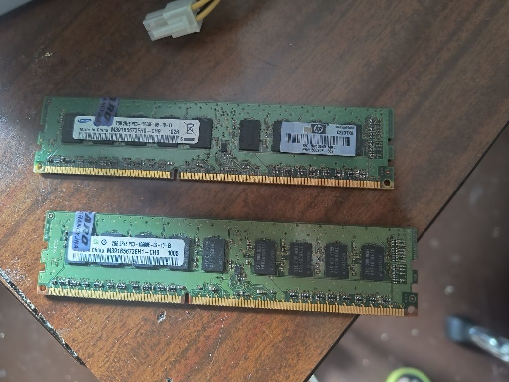 Ram 2gb X2 ddr3 używane