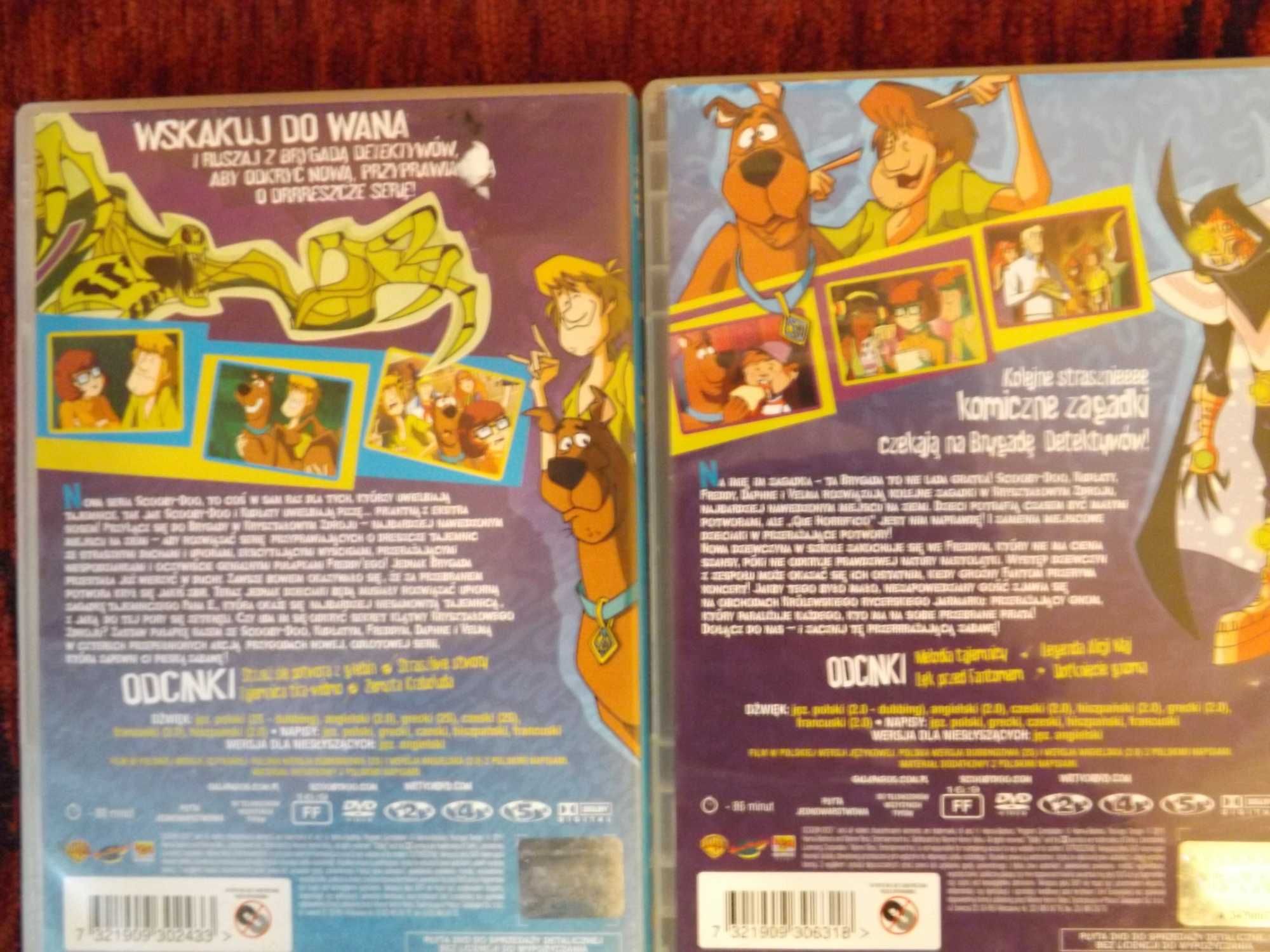 Scooby Doo 1,2,3,4 Brygada detektywów film bajka  dvd