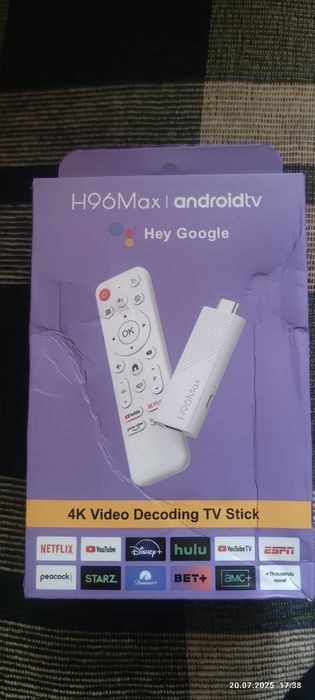 Смарт тв стік h96max та f3 tv Нові !stik