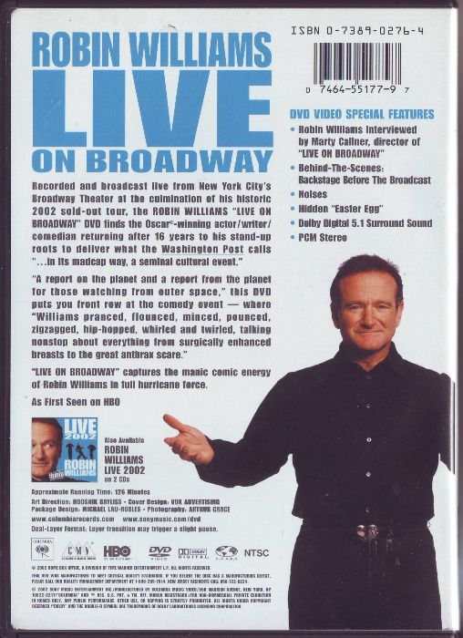 Robin Williams: Live on Broadway