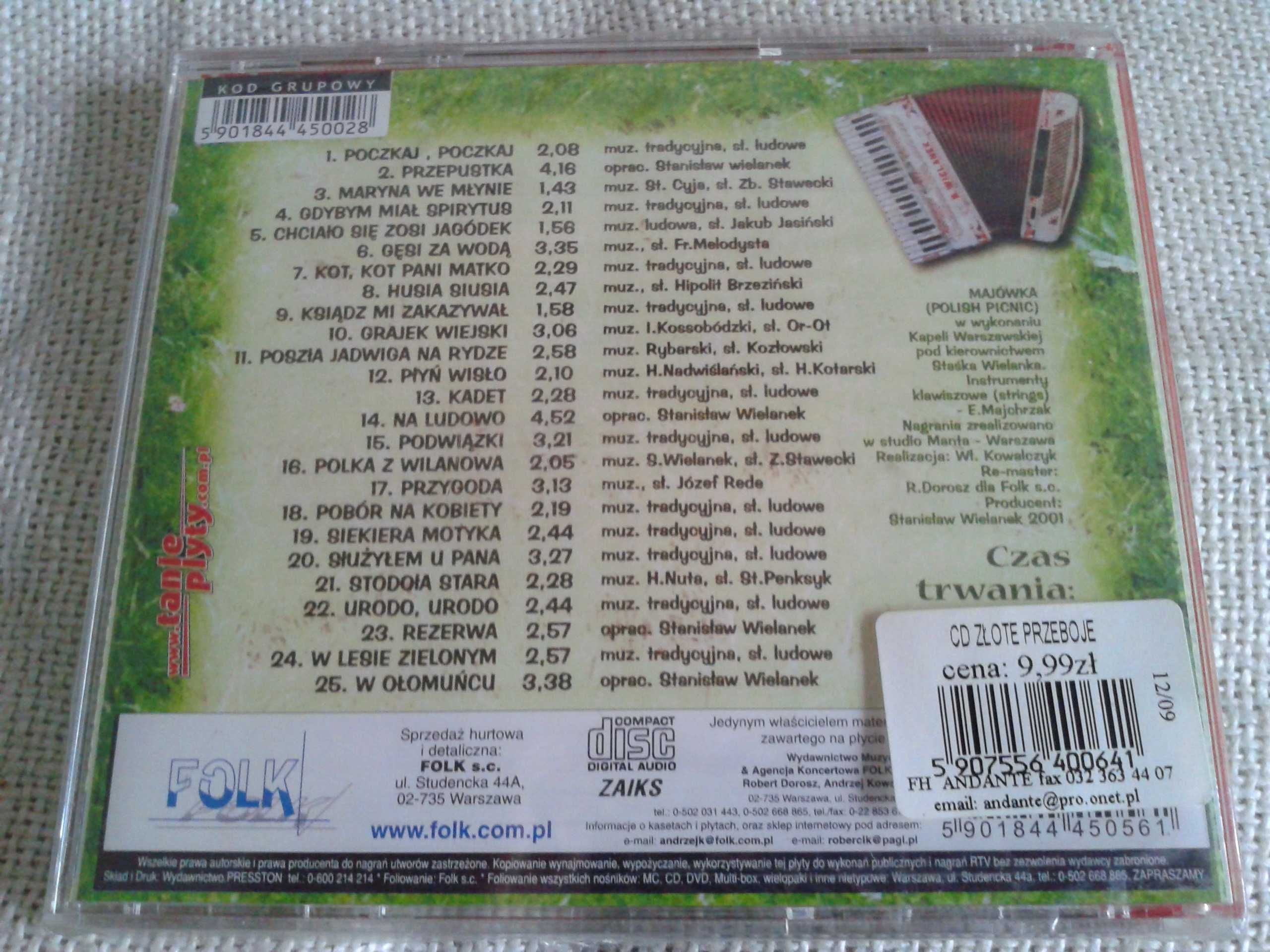 Stasiek Wielanek - Majówka  CD