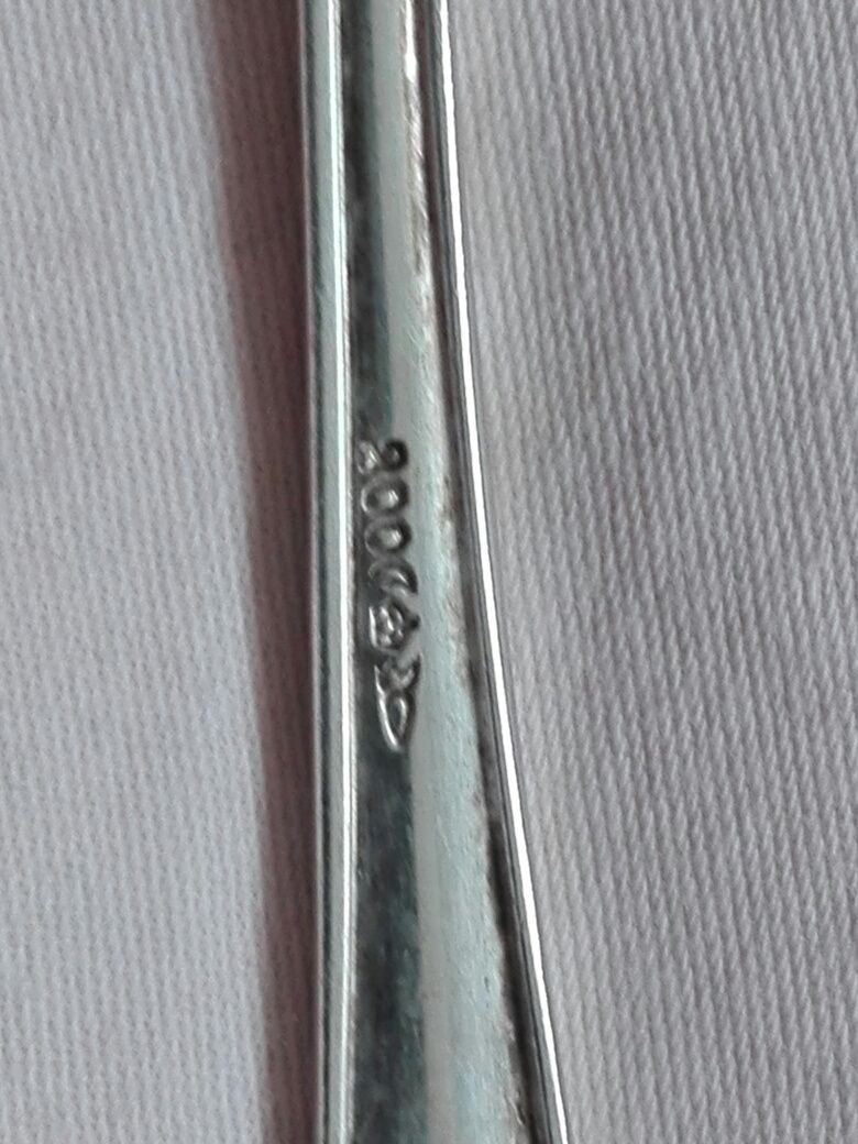 Nóż łopatka srebro niemcy pr. 800, 48 gr.
