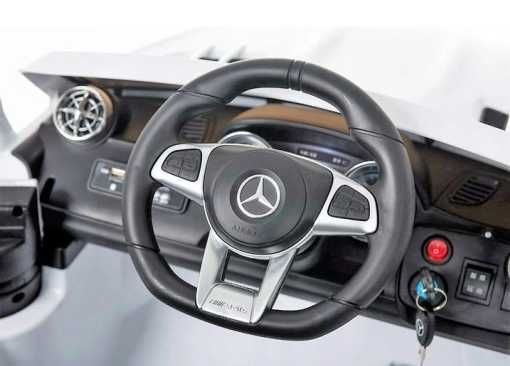 MEGAAUTKA.PL Auto na akumulator MERCEDES SL65 AMG usb skóra eva