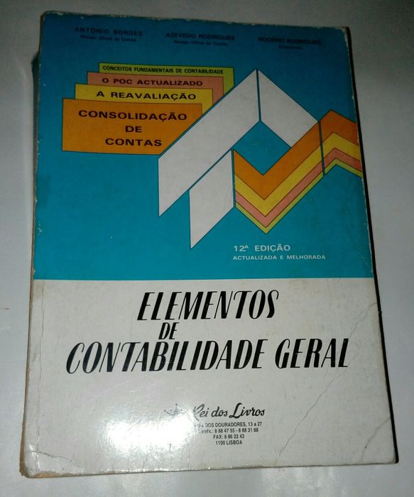 Lote 5 livros antigos técnicos de economia, contabilidade, fiscalidade