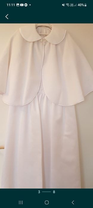 Sukienka do komuni plus bolerko