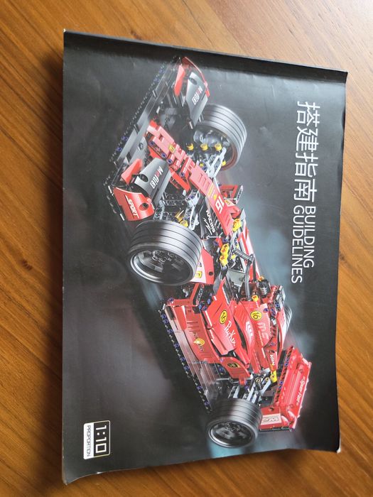 Carro formula 1 tipo lego technics