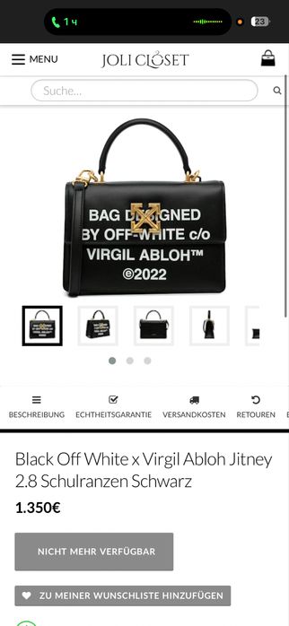 Сумка жіноча Off white Jitney 2.8