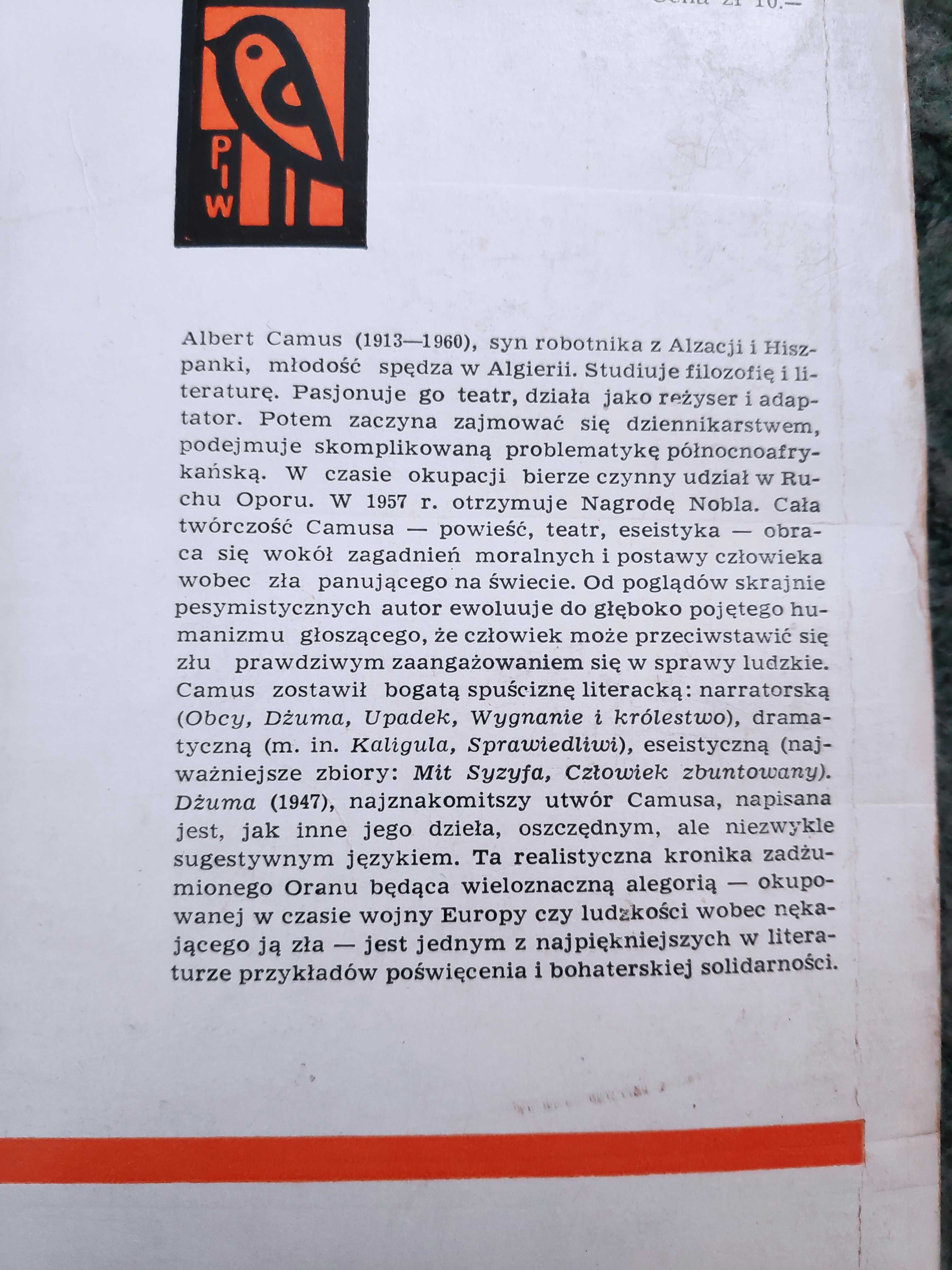 Dżuma - Albert Camus