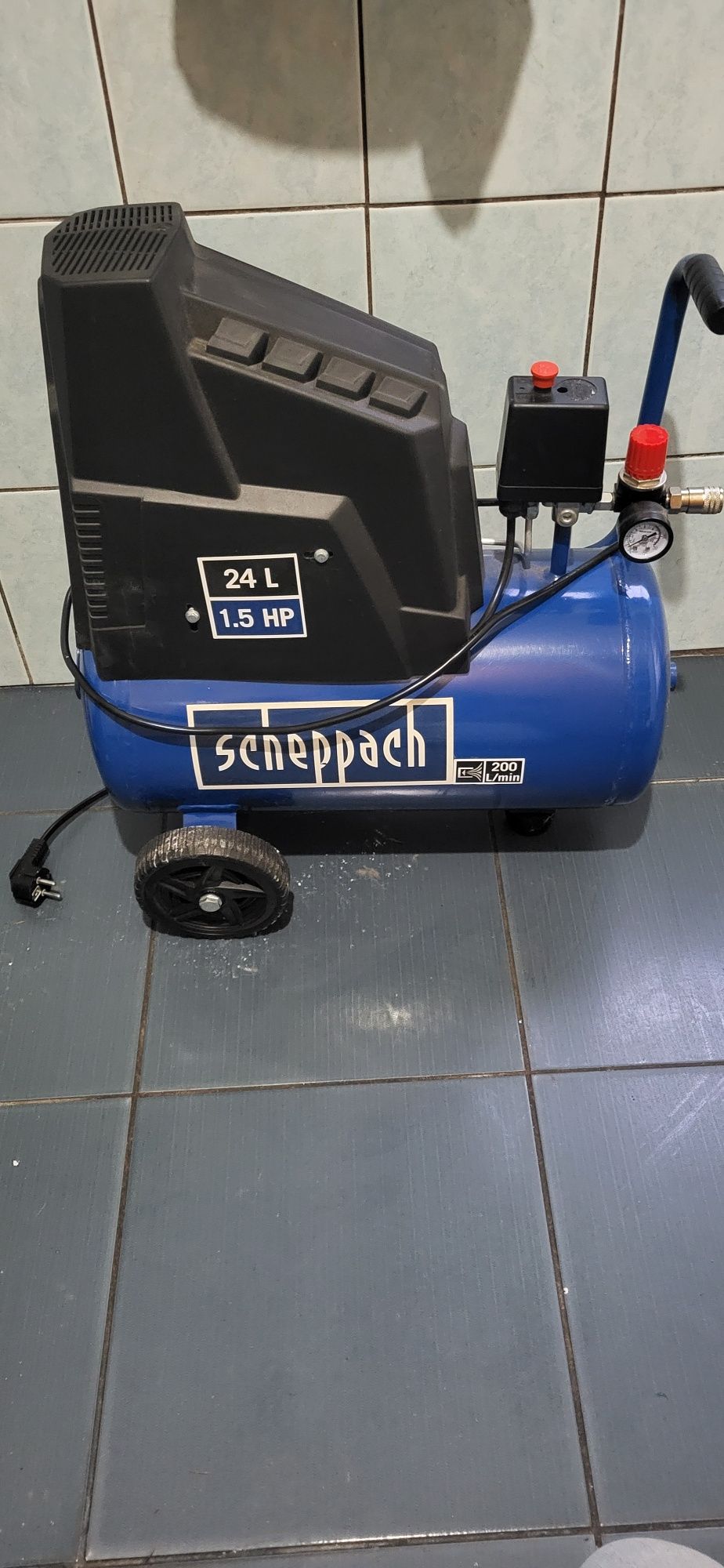 Kompresor bezolejowy Scheppach KD400 24 l 8 bar