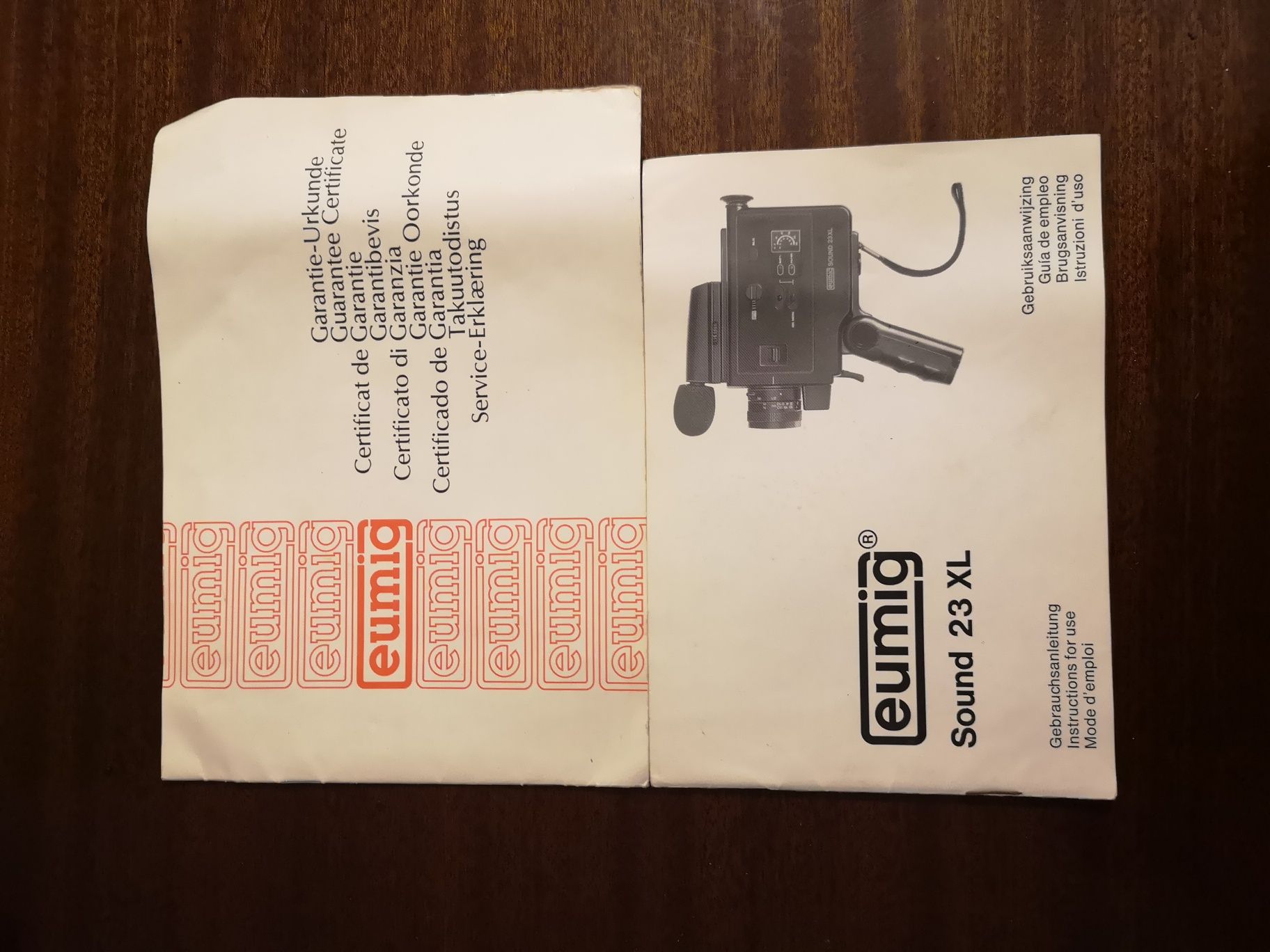 Eumig sound 23 XL câmara de filmar