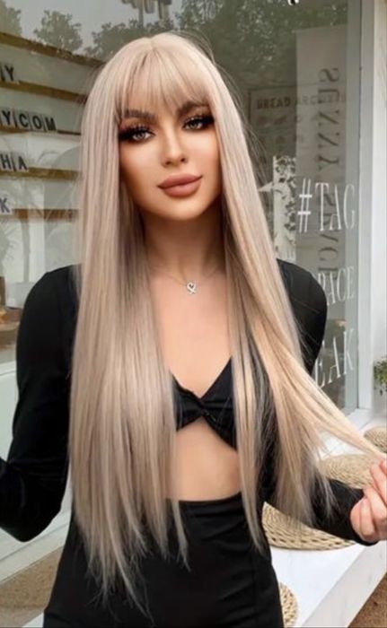 Перука блонд парик Ненатуральный 65 см