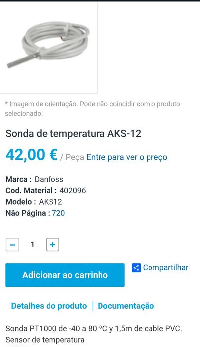 Sondas pt1000, ntc, aks11