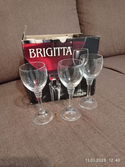 Набір чарки рюмки на ніжці Bohemia богемські для лікеру,горілки