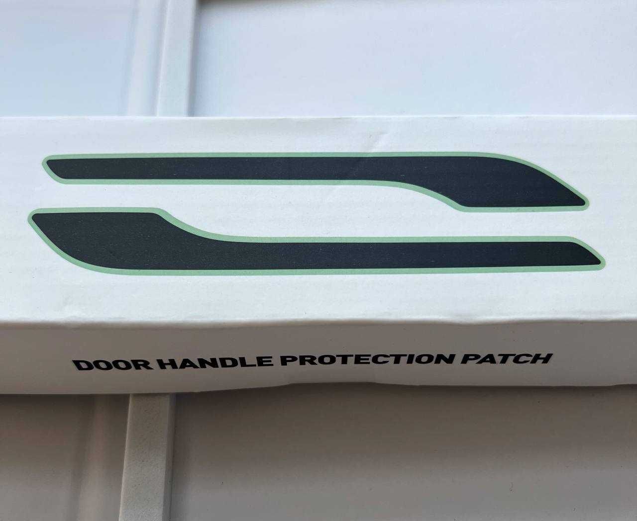Комплект защитных накладок на ручки дверей Tesla Model 3. Тесла моделY