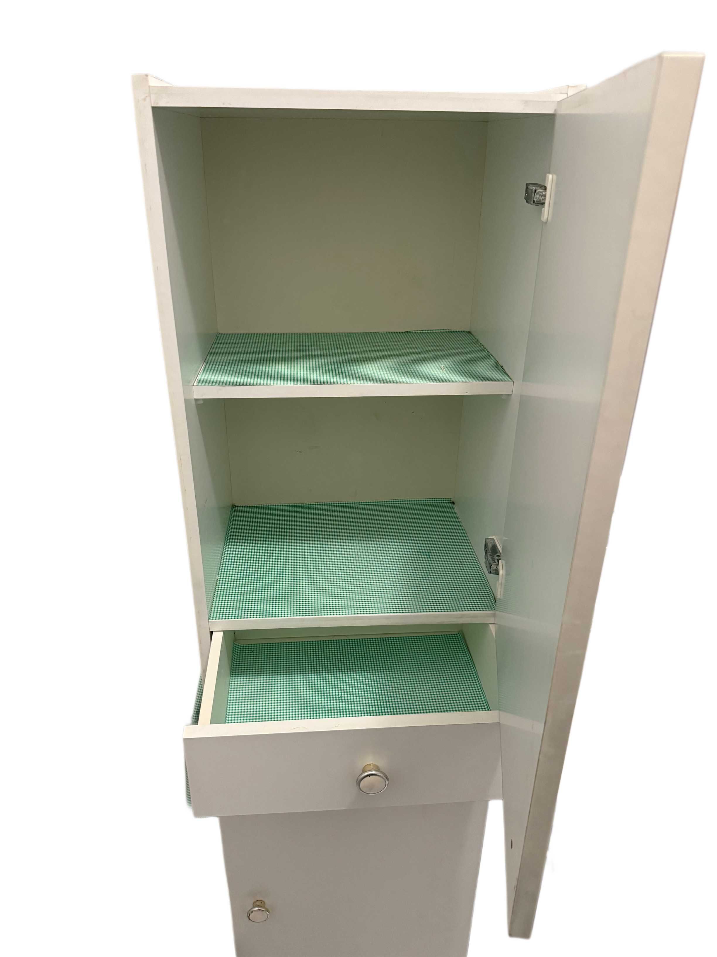 Móvel de Casa de Banho em Ótimo Estado – 40x33x162 cm – Branco