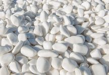 Kamień Ozdobny Otoczak Grecki Thassos Śnieżnobiały 20 kg. Dekoracyjny