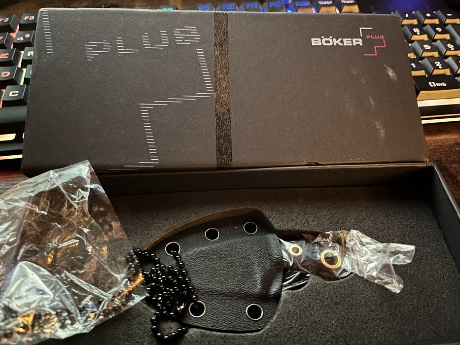 Boker Böker Plus Model: Gnome all Black Copper EDC , bushcraft, neck