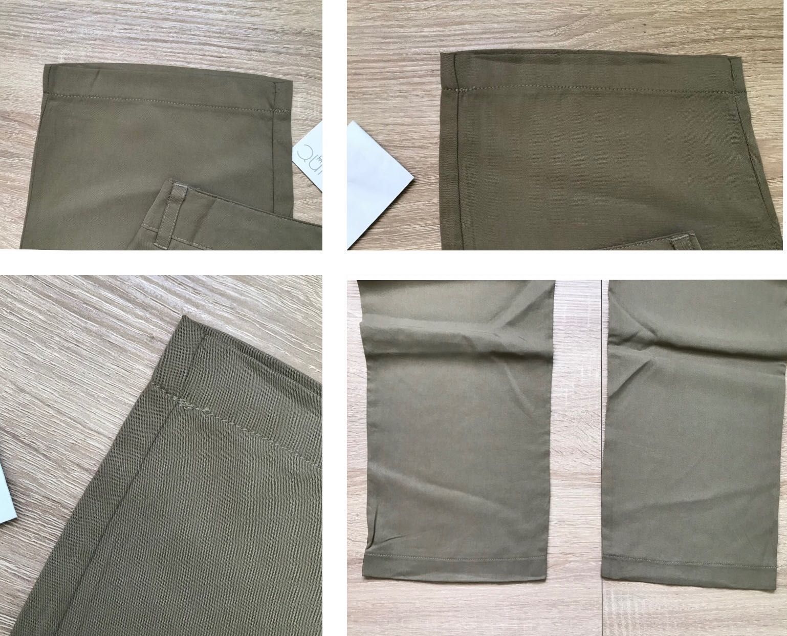 Quiosque materiałowe spodnie damskie khaki r. 40 nowe z metką