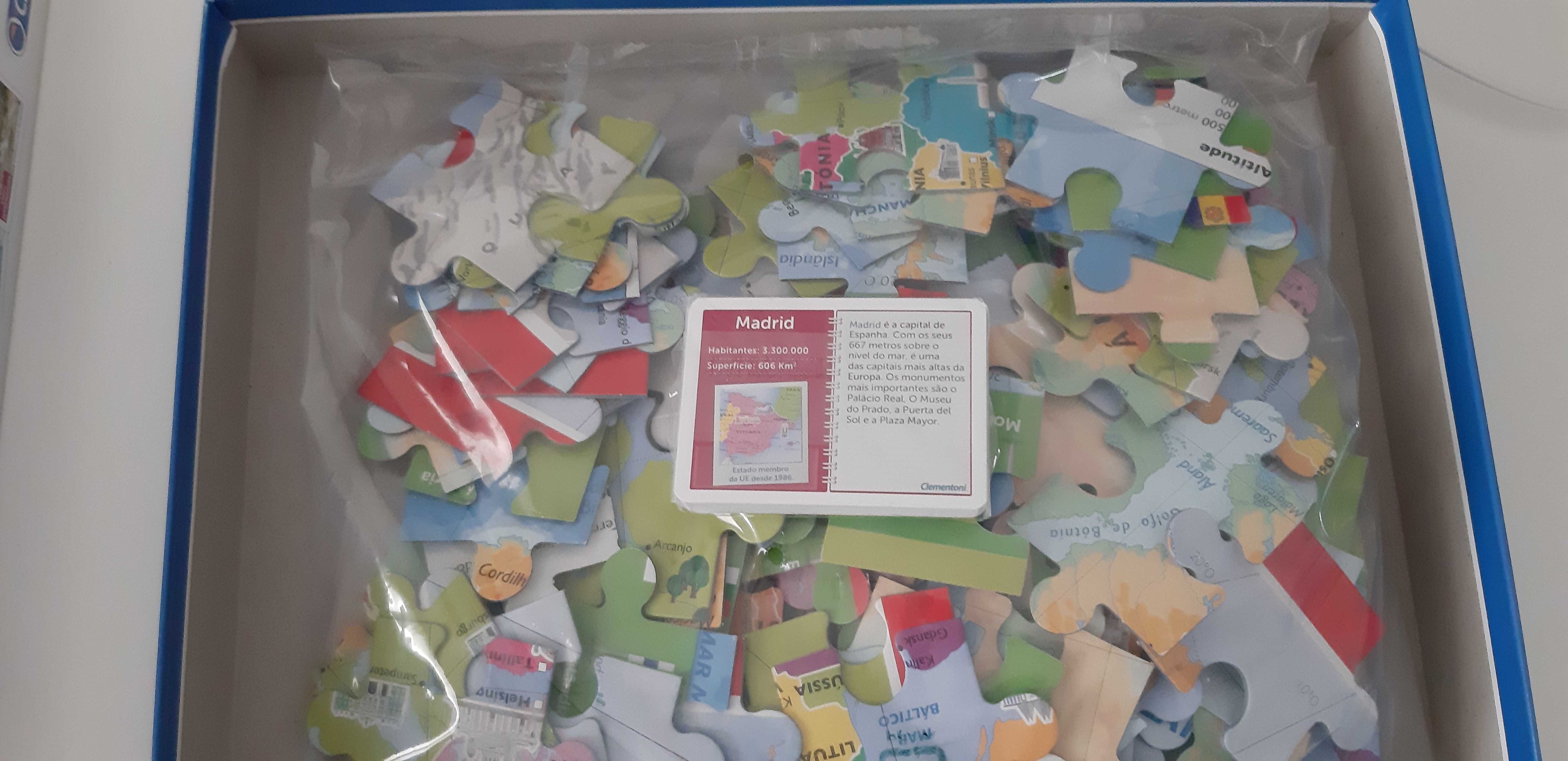 Conjunto de 9 jogos/puzzles
