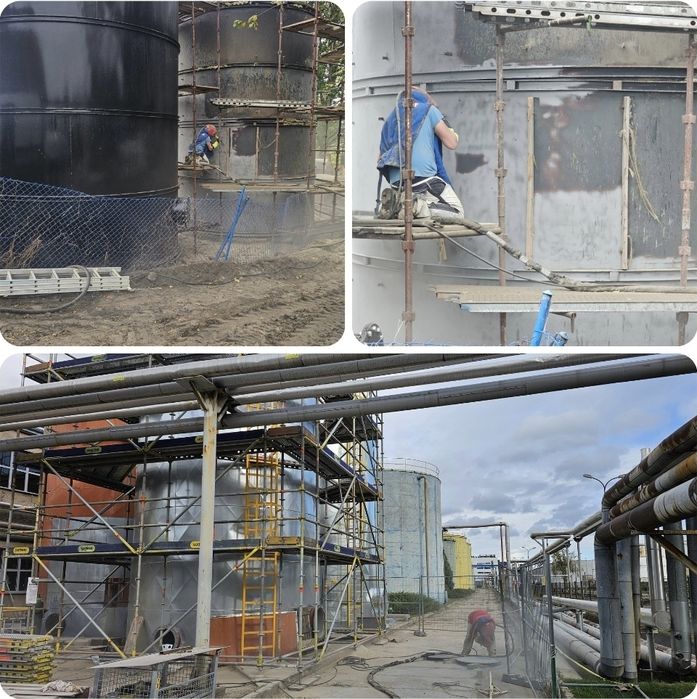 Piaskowanie mobilne malowanie impregnacja