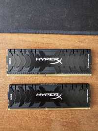 Модулі пам'яті Kingston DDR4 32 GB (2x16GB), 3000 MHz, HyperX Predator
