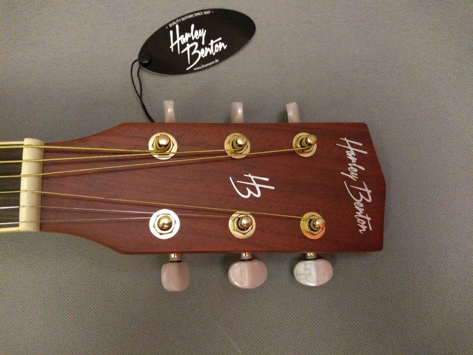 Harley Benton CG-45-mahoniowa gitara akustyczna-typu Folk-rozmiar 4/4