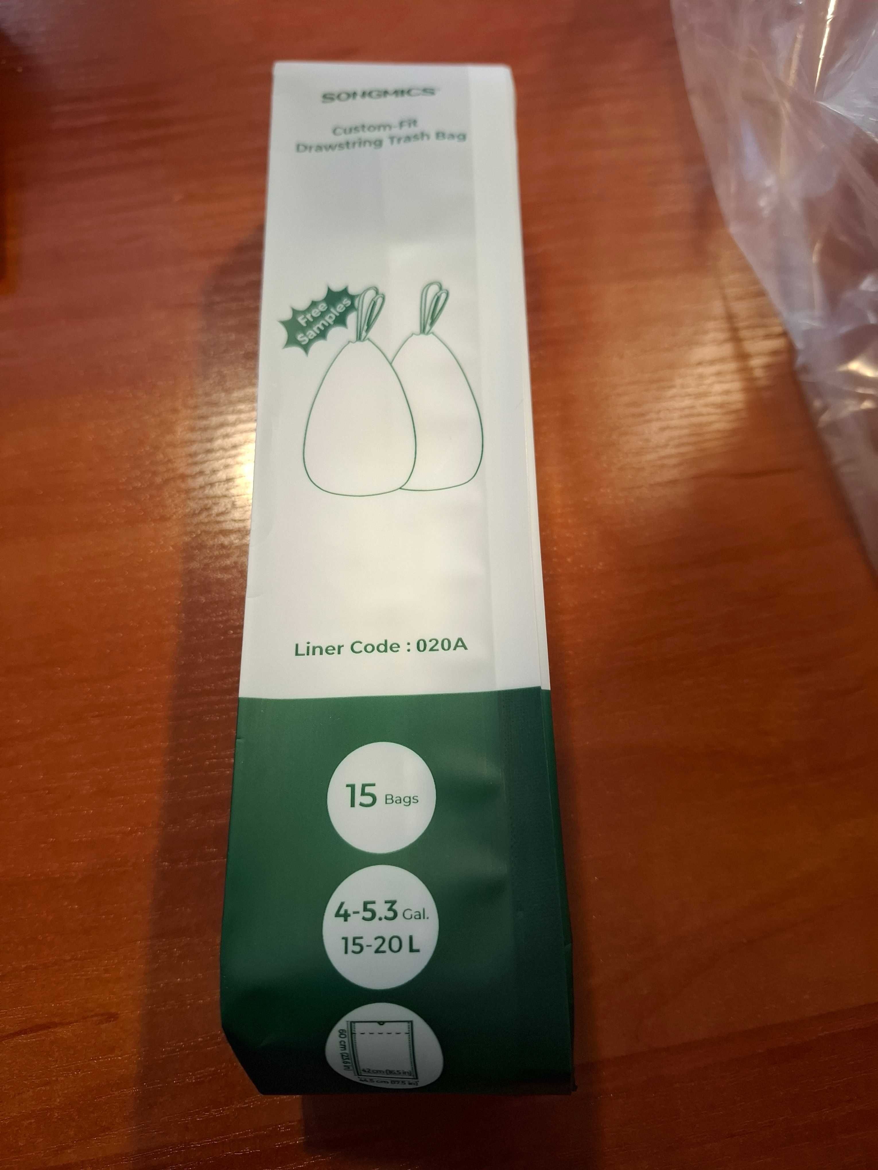 Kosz do segregacji śmieci , 2x 15L , srebrny