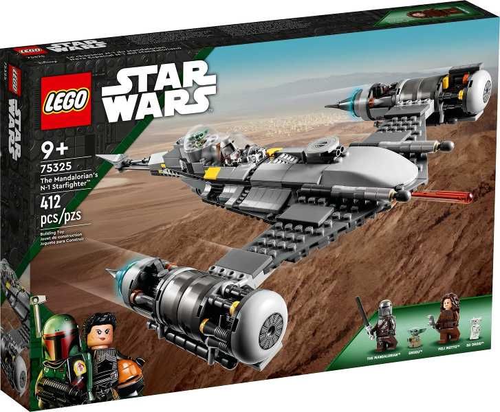 LEGO STAR WARS The Mandalorian's N-1 Starfighter set 75325 NOVO SELADO
