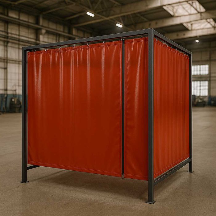 Kotara spawalnicza 200×150×200 cm profesjonalne stanowisko spawalnicze