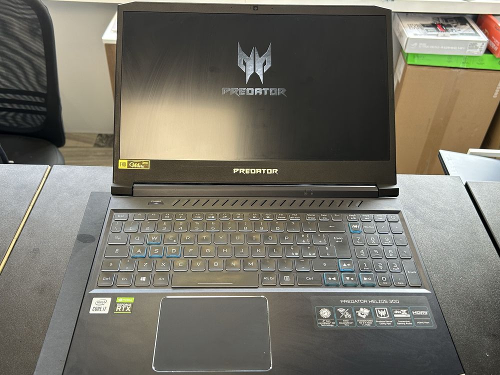 Gamingowy Acer Predator/i7 / RTX 3070 /16RAM /SSD 512