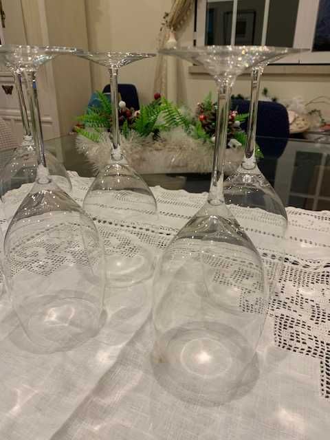 6 Copos de vinho Cristal Atlantis