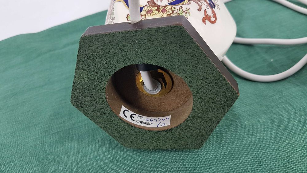 Винтажная настольная керамическая лампа  Mason's Blue Mandalay