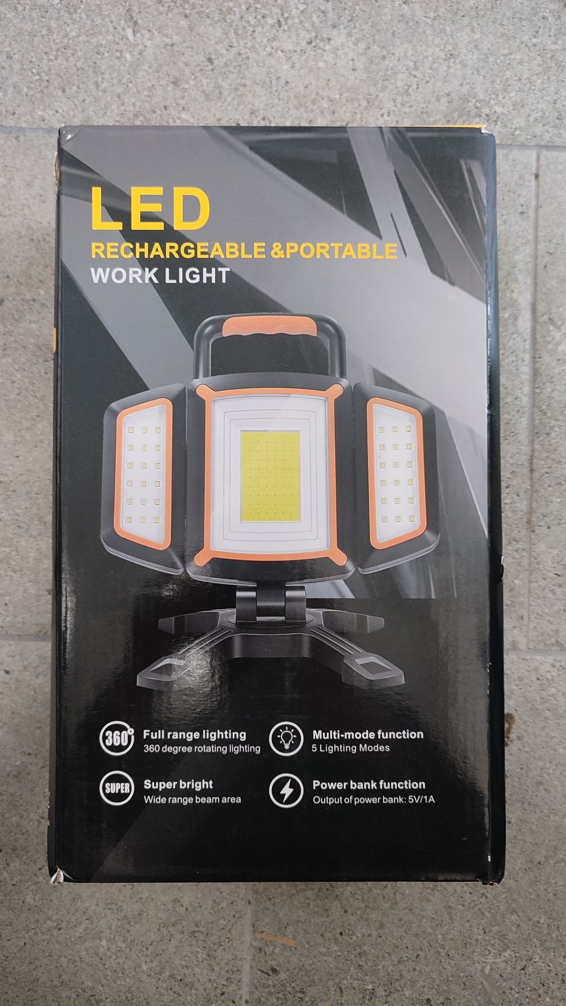 SYLSAR 30 W ładowalna lampa robocza, magnetyczna lampa robocza 3000lum