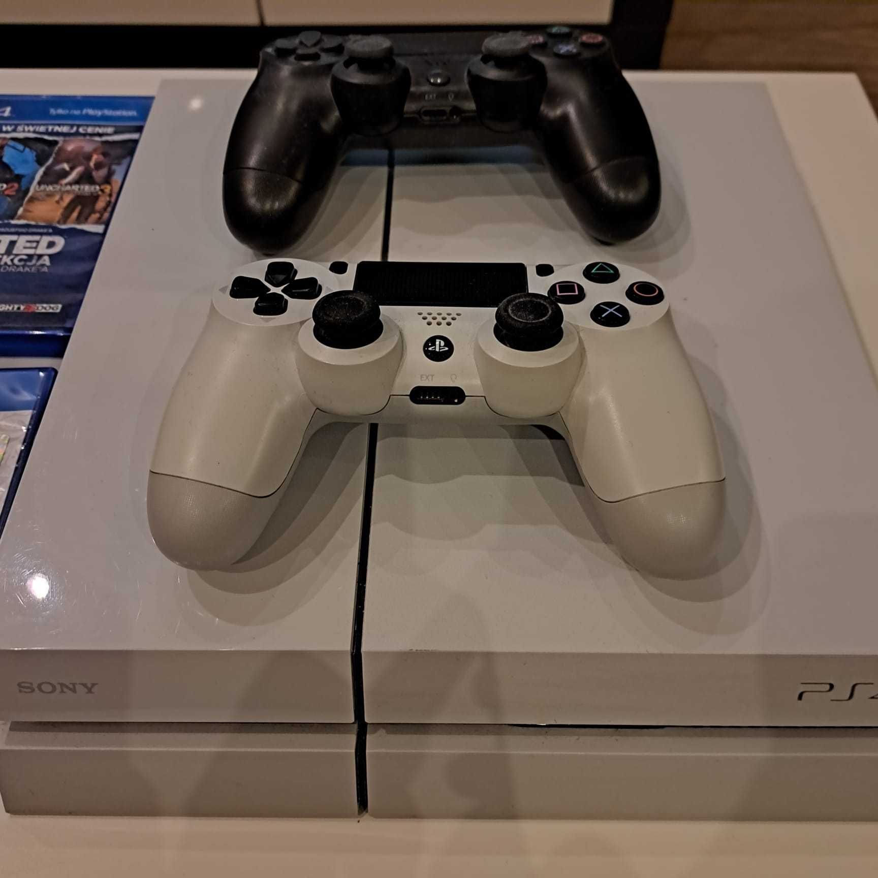 PS4 HDR SONY PLAYSTATION 4 500 GB + 2 PADy + 4 Gry (900zł)