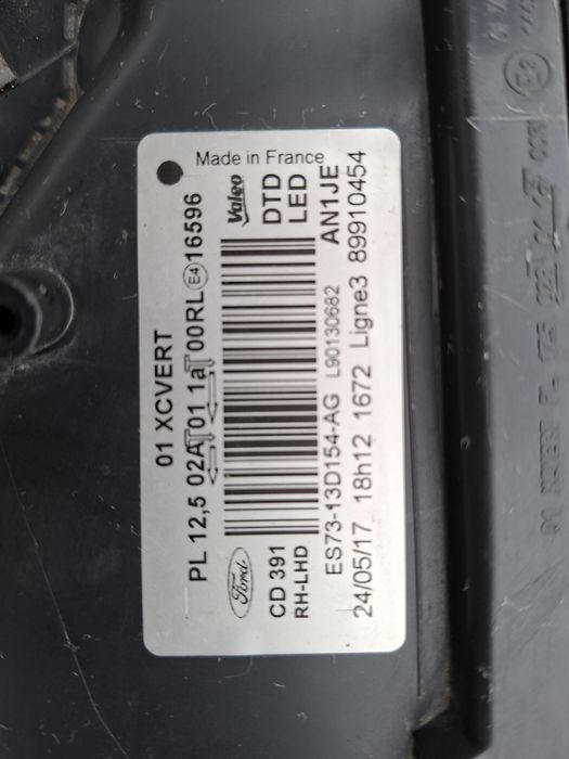 Фара права Форд Мондео МК5 динамічна