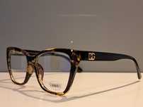 DOLCE&GABBANA damskie brązowe oprawki korekcyjne zlote logo