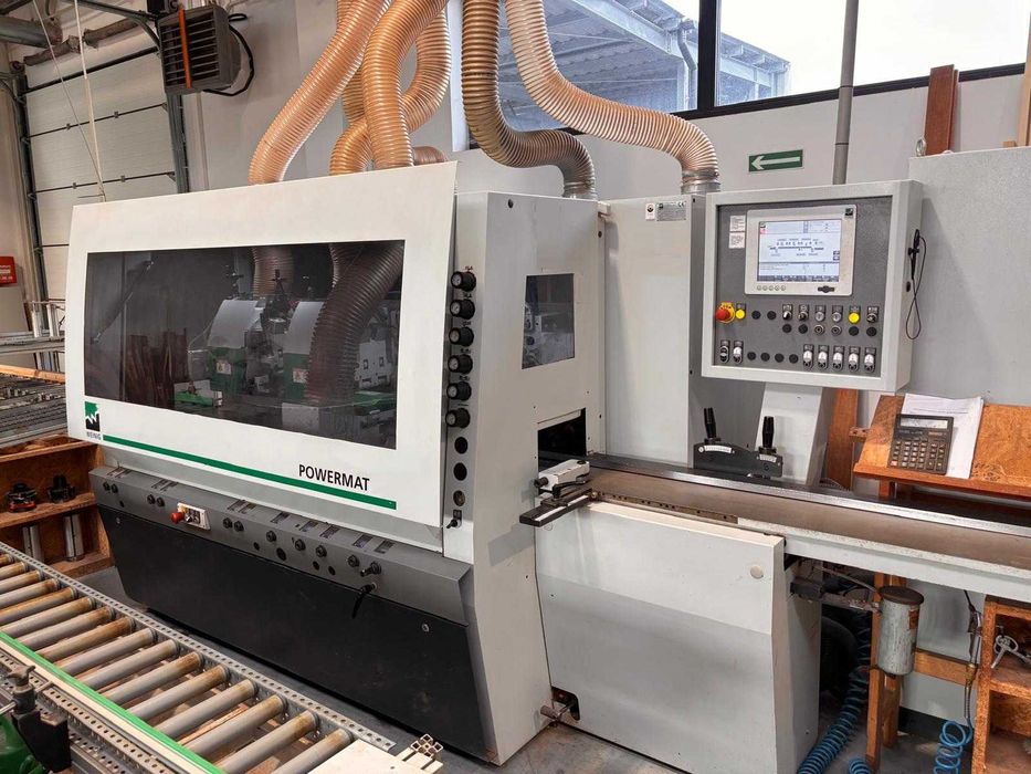 Weinig Powermat strugarka 4 stronna | 6 głowic | 8 000 obr | do okien