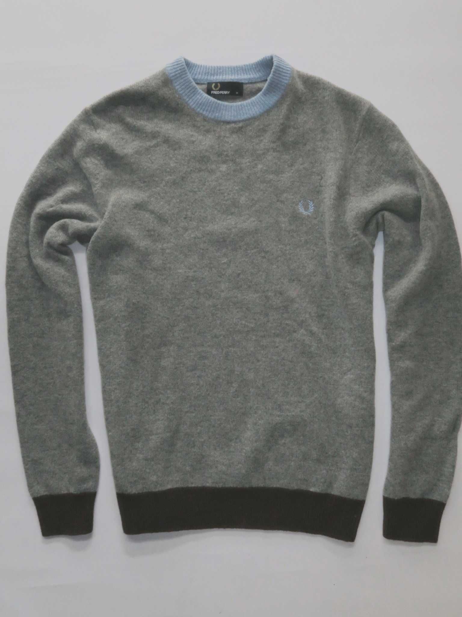 Fred Perry wełniany sweter M