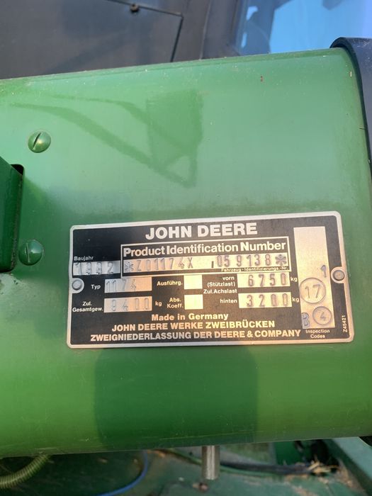 John Deere 1174 SII