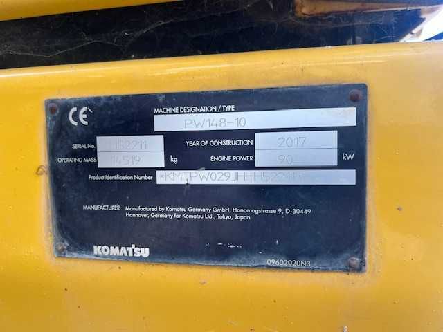 komatsu PW148-10